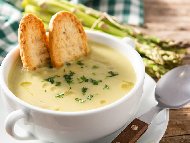 Рецепта Лесна и бърза крем супа от аспержи